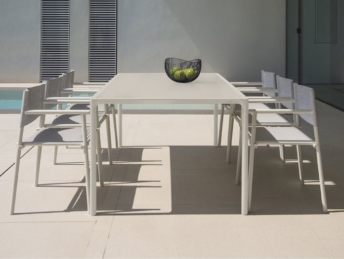 Emu Terramare Armchair Grey White Table Studio Chiaramonte Marin