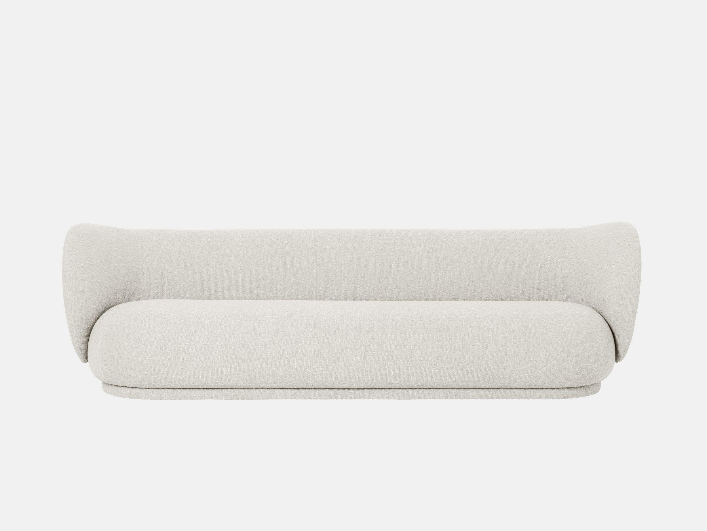 Ferm Living Rico 4 Seater Sofa Off White Boucle