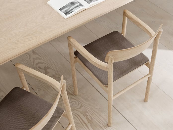 Fredericia Post Chair Oak Upholstered Cecilie Manz