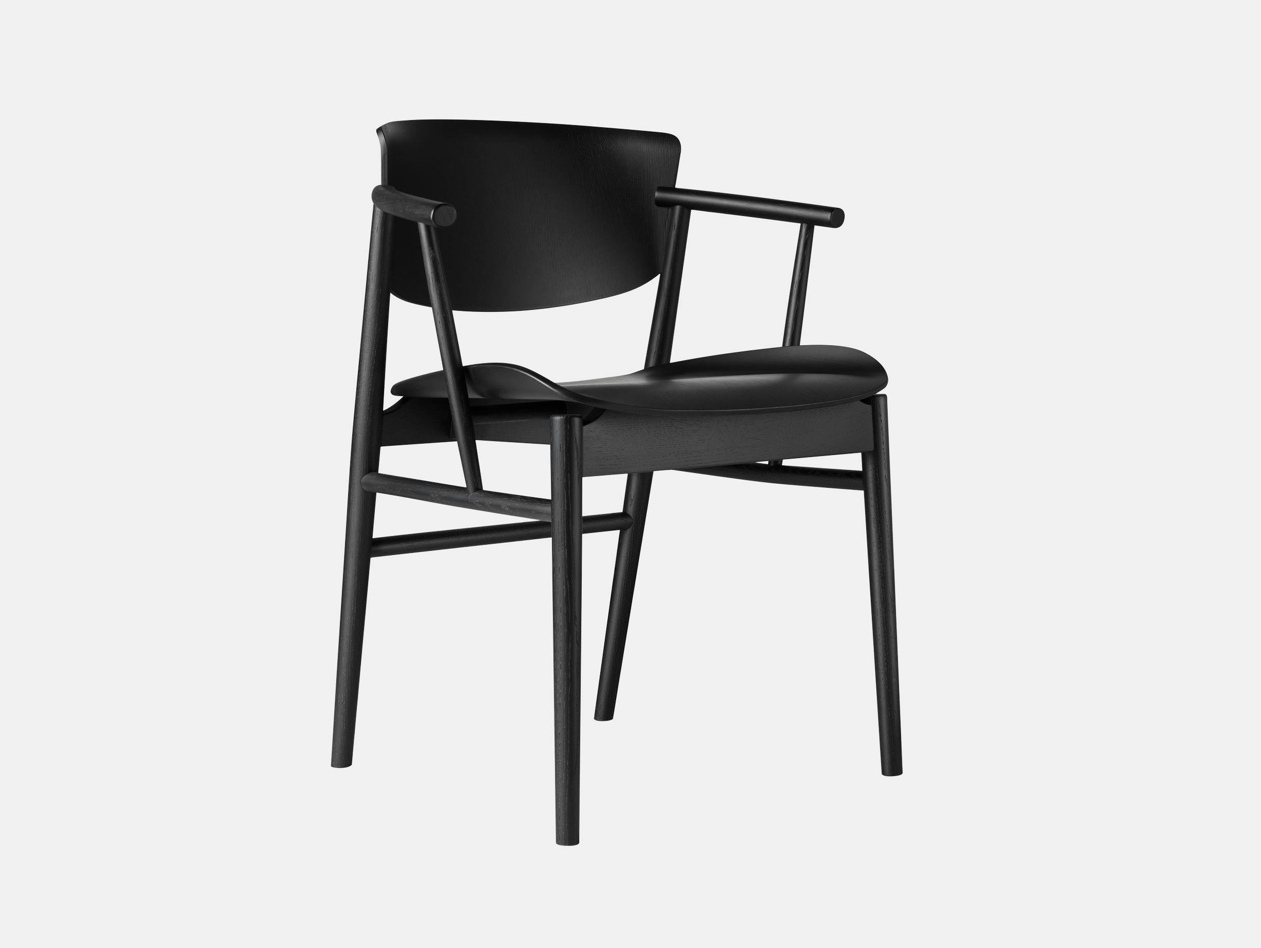 Fritz Hansen N01 Chair Black Oak Nendo