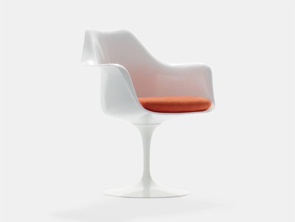 Knoll Tulip Side Chair With Arms Eero Saarinen