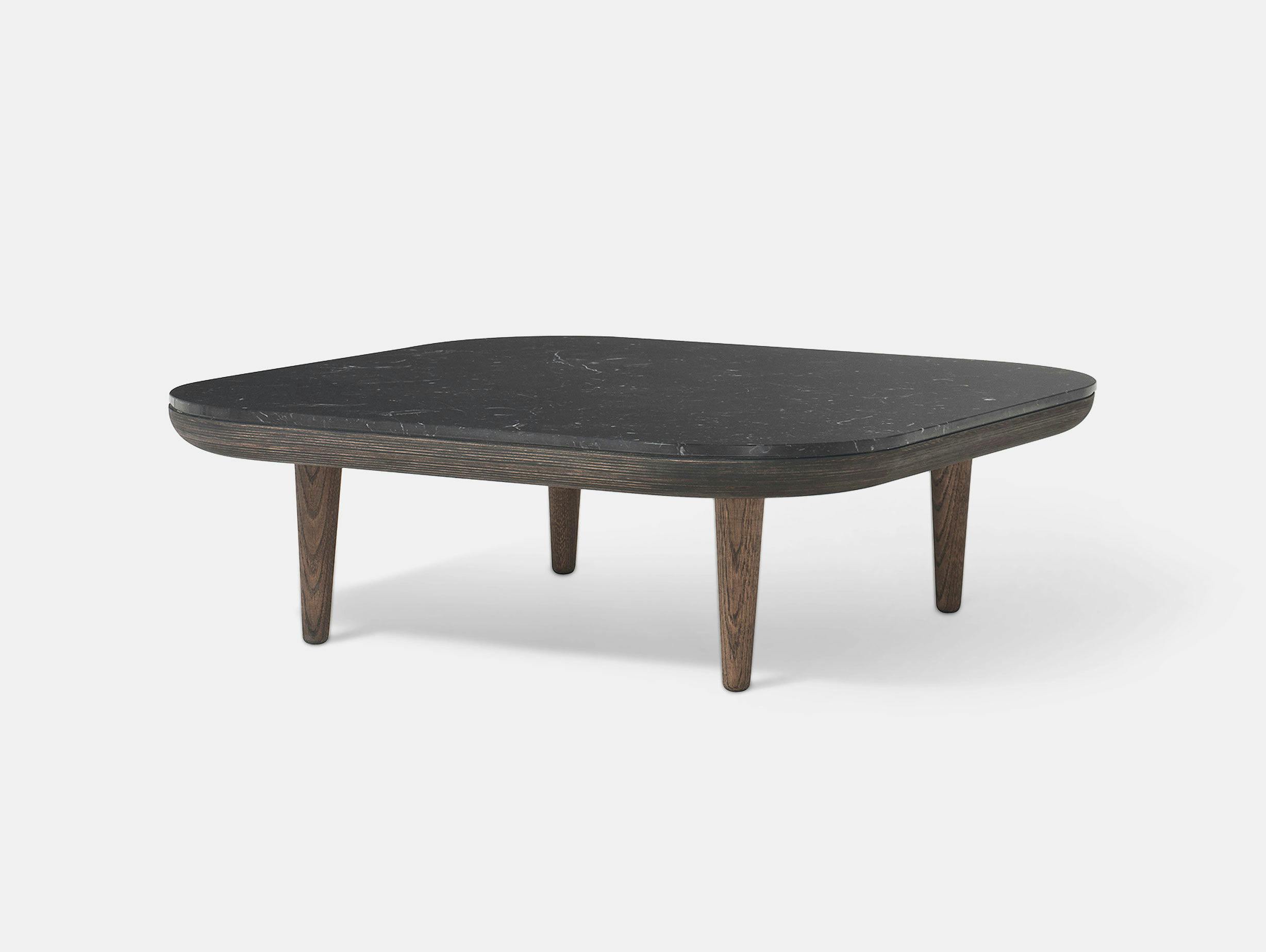 And Tradition Fly Table Smoked Oak Black Marble Space Copenhagen