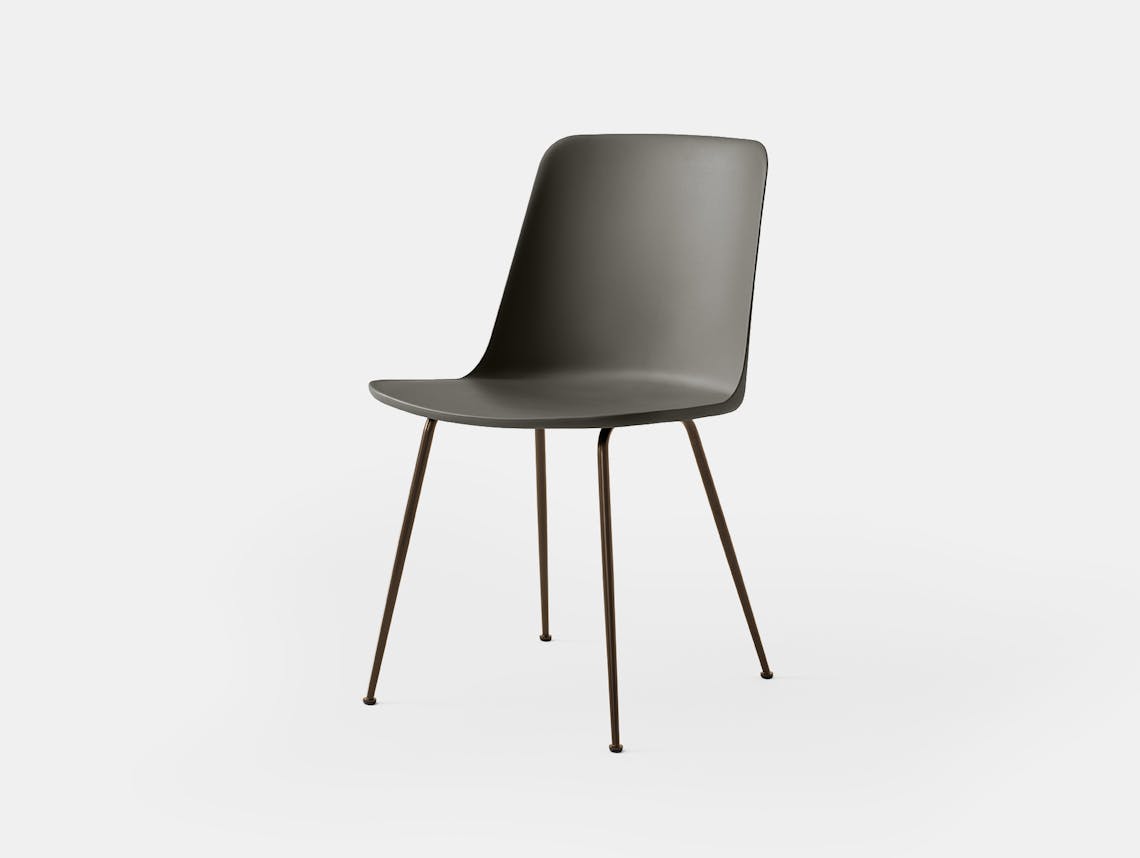 Andtradition rely chair four leg brz grey 2