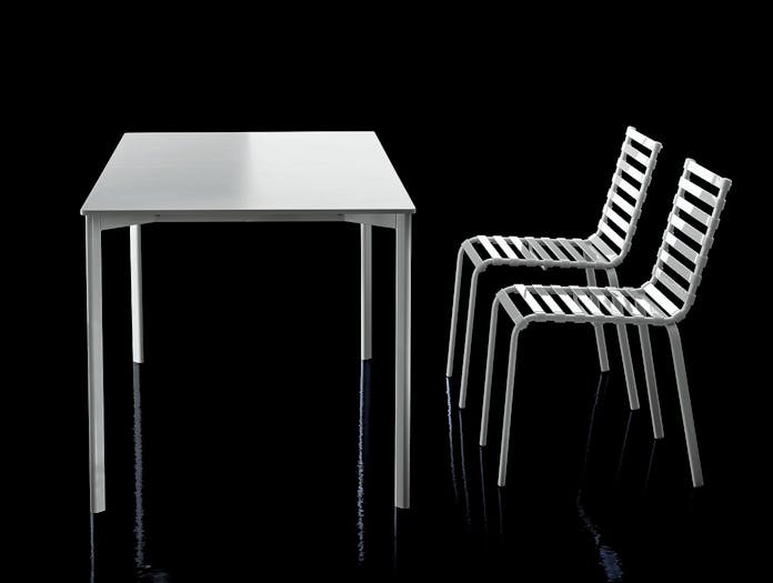 Magis Striped Table Chairs Outdoor Ronan Erwan Bouroullec