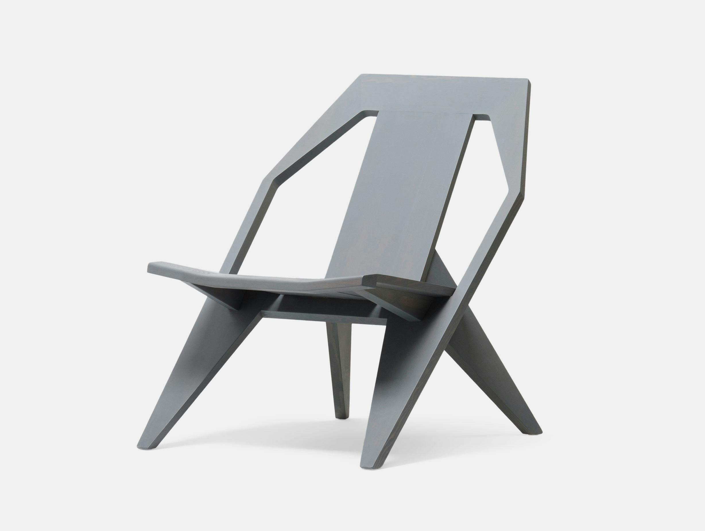 Mattiazzi Medici Lounge Chair Grey Ash Konstantin Grcic