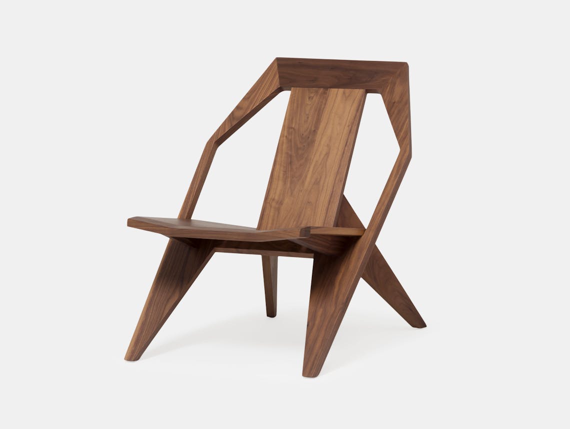Mattiazzi Medici Lounge Chair Natural Walnut Konstantin Grcic