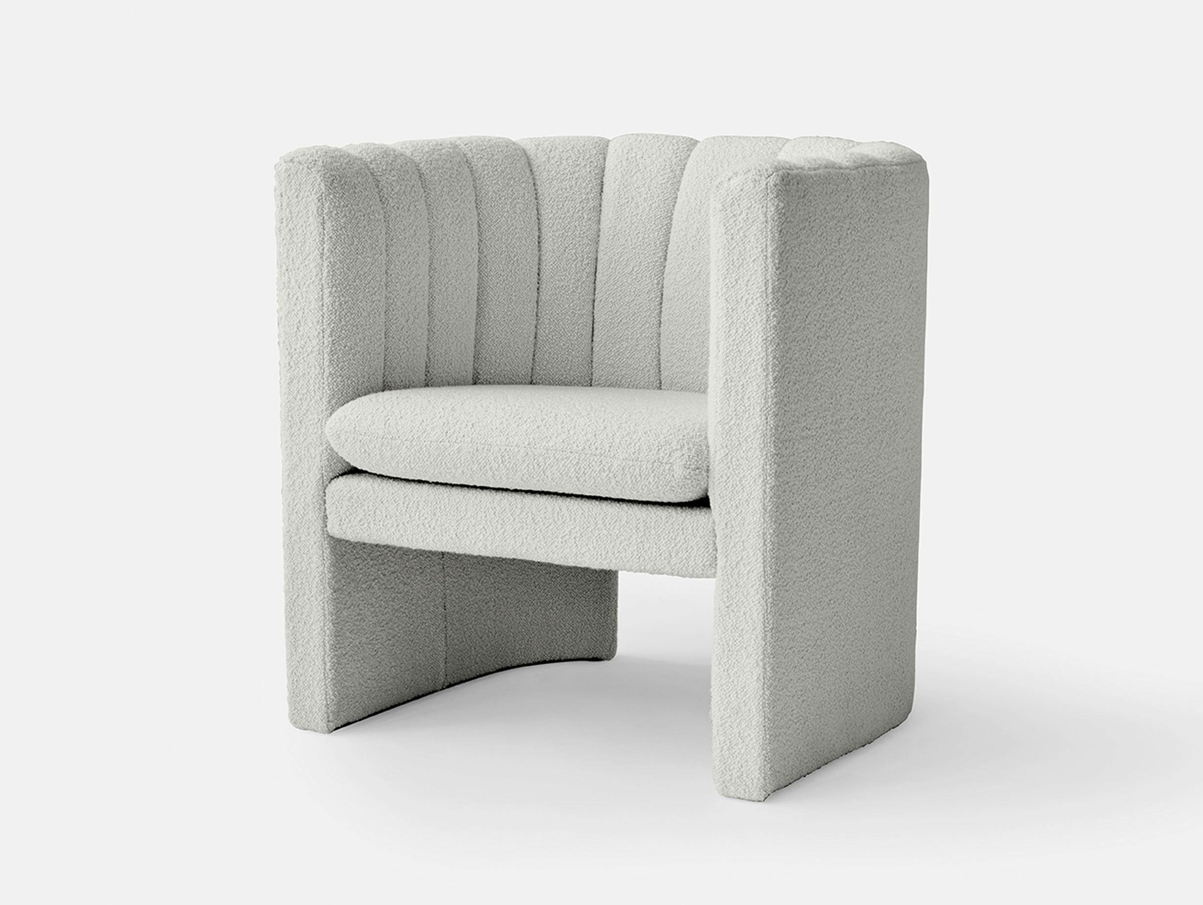 Andtradition Loafer Lounge Chair Karokorum Ivory
