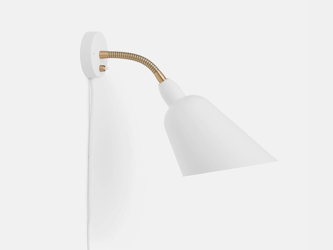 And Tradition Bellevue wall lamp AJ9 white Arne Jacobsen