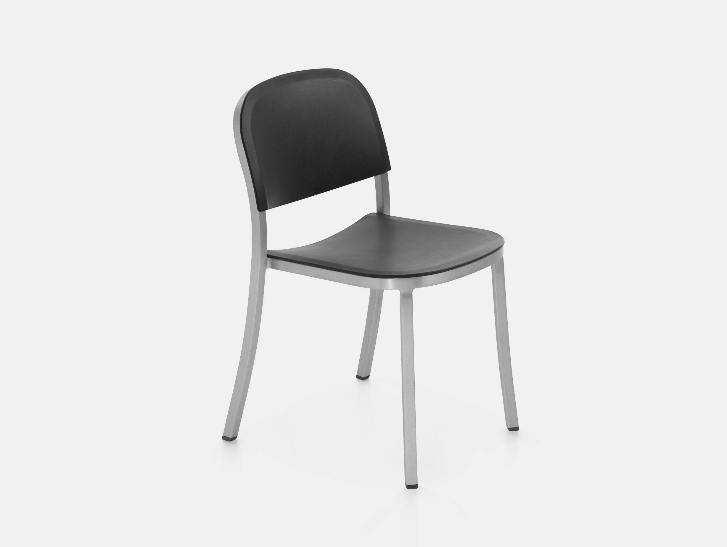 Emeco 1 Inch Chair Aluminium Dark Grey Jasper Morrison