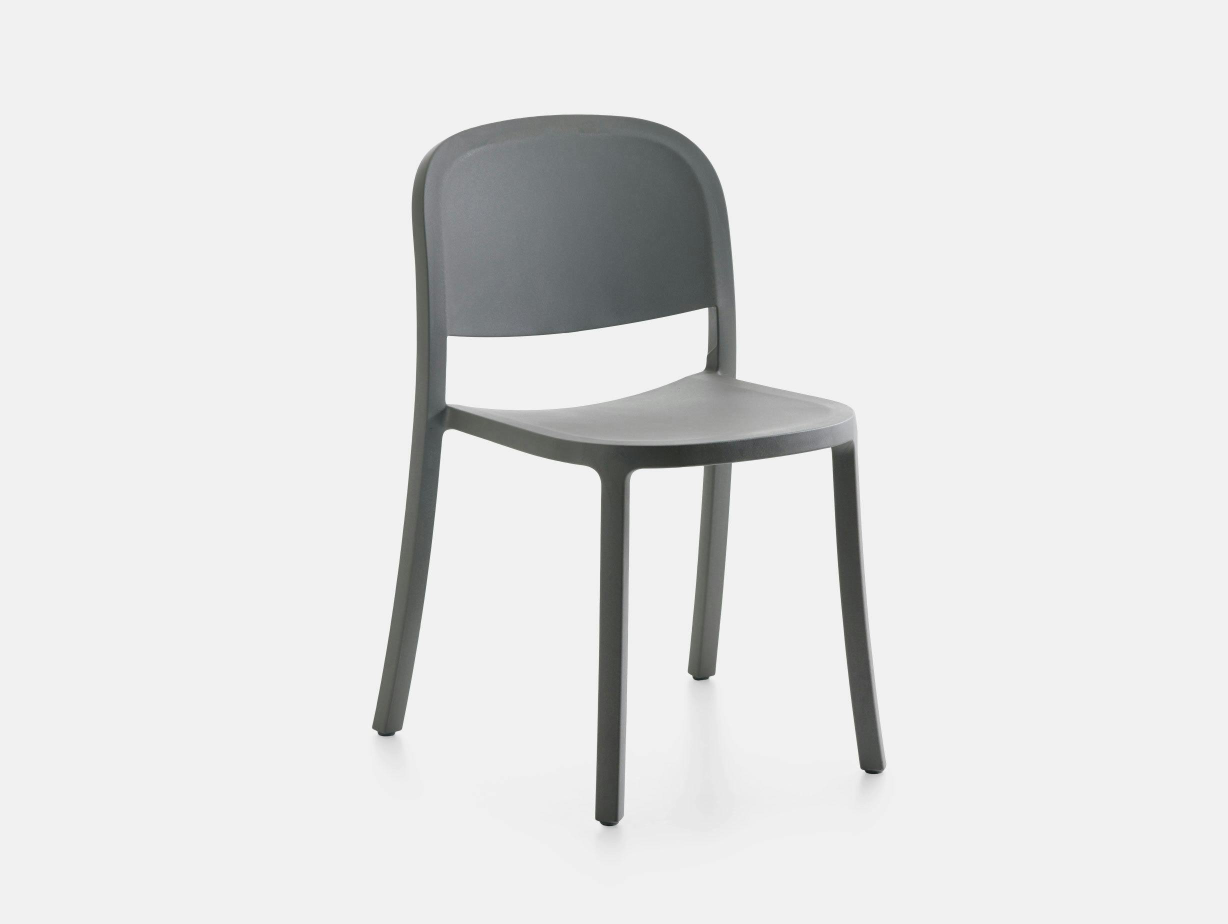 Emeco 1 Inch Reclaimed Chair Light Grey Jasper Morrison