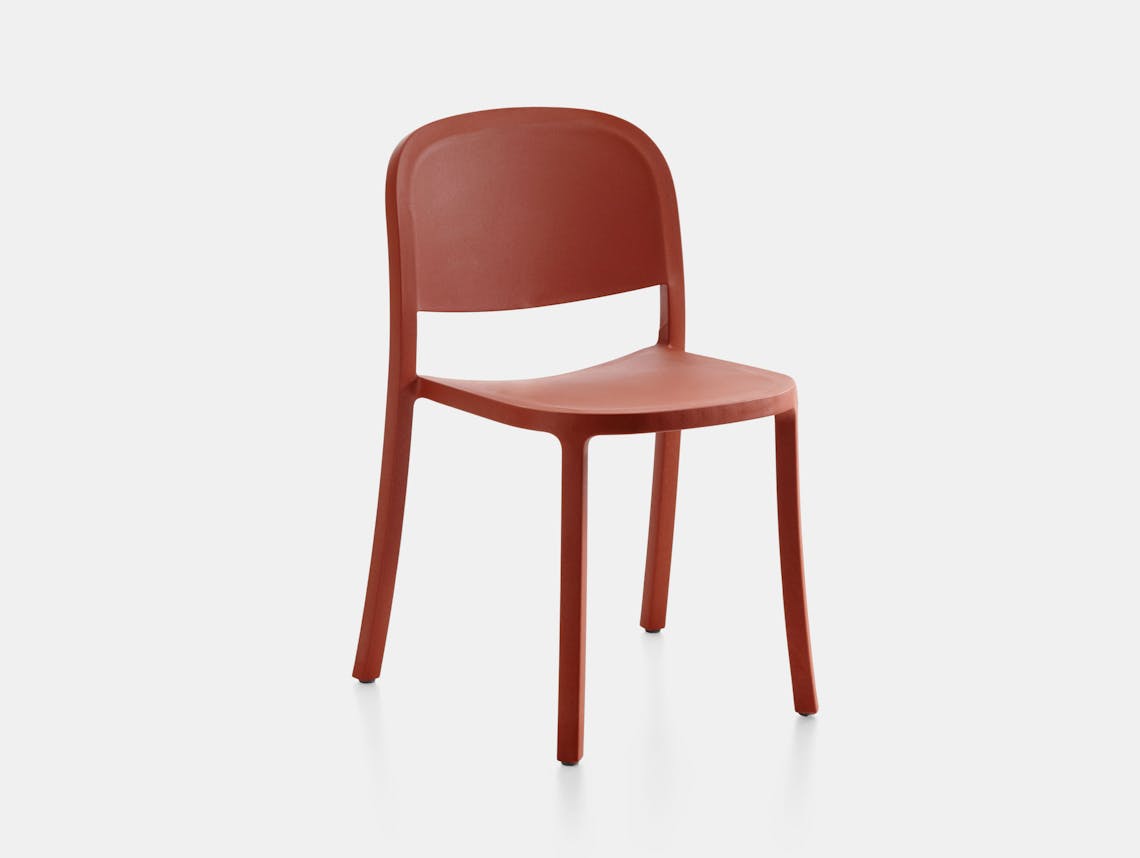 Emeco 1 Inch Reclaimed Chair Red Jasper Morrison