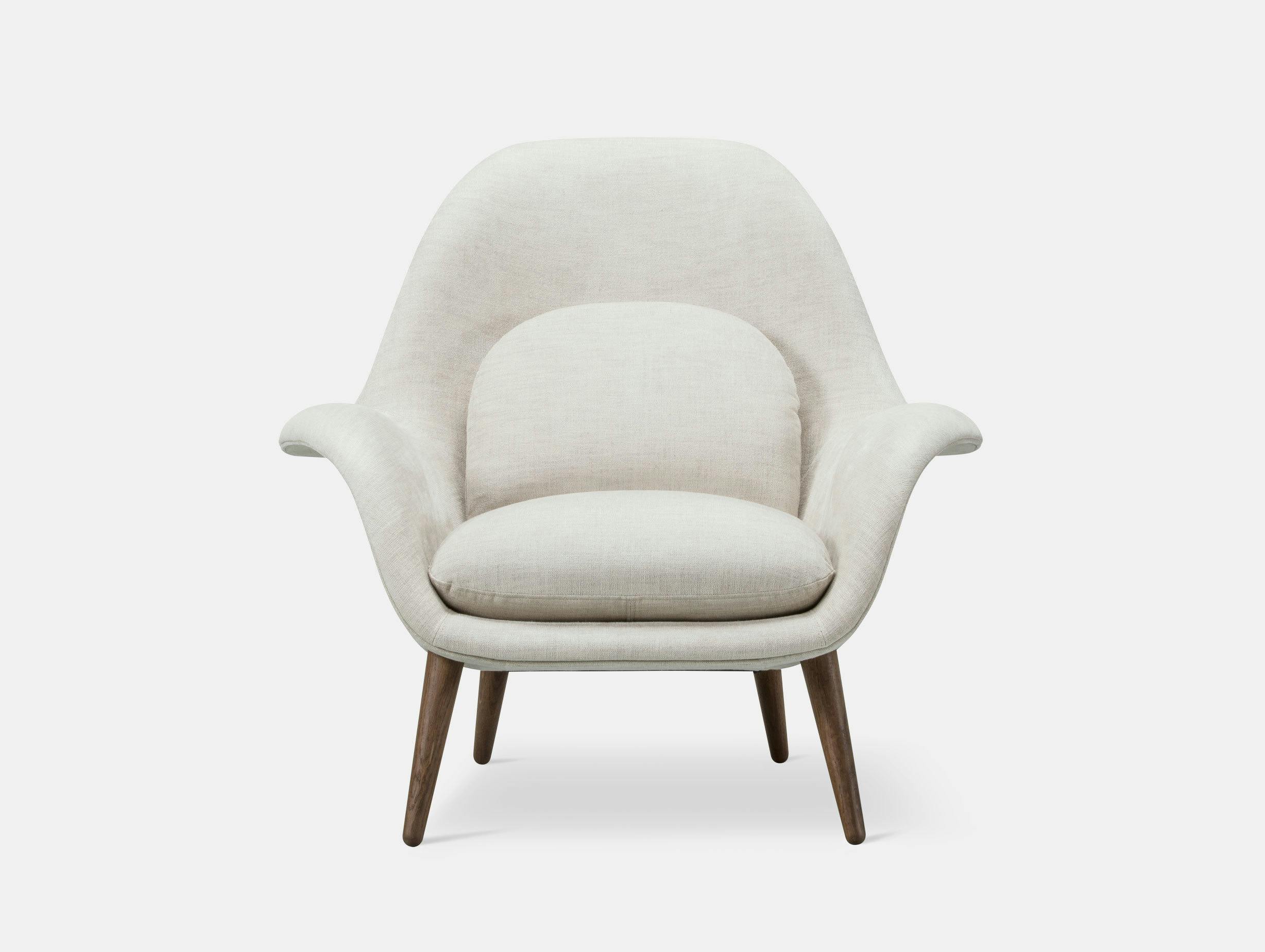 Fredericia Swoon Lounge Chair smoked oak Maple 222 Space Copenhagen