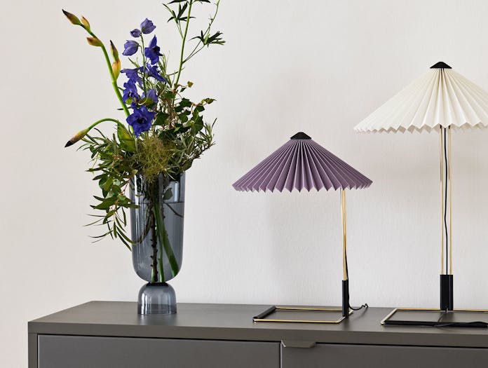 Hay Matin Table Lamps S lavender L white
