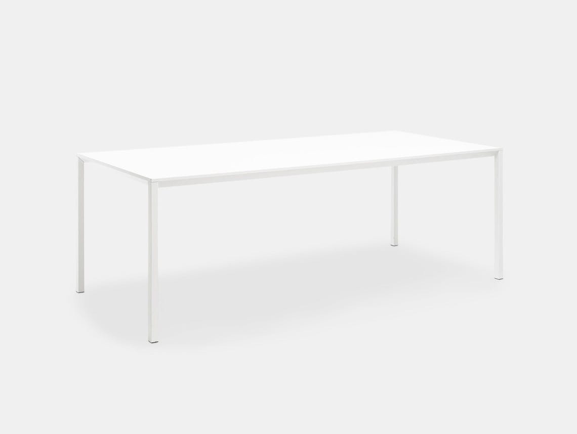 Lapalma Frame Table white rectangular Romano Marcato