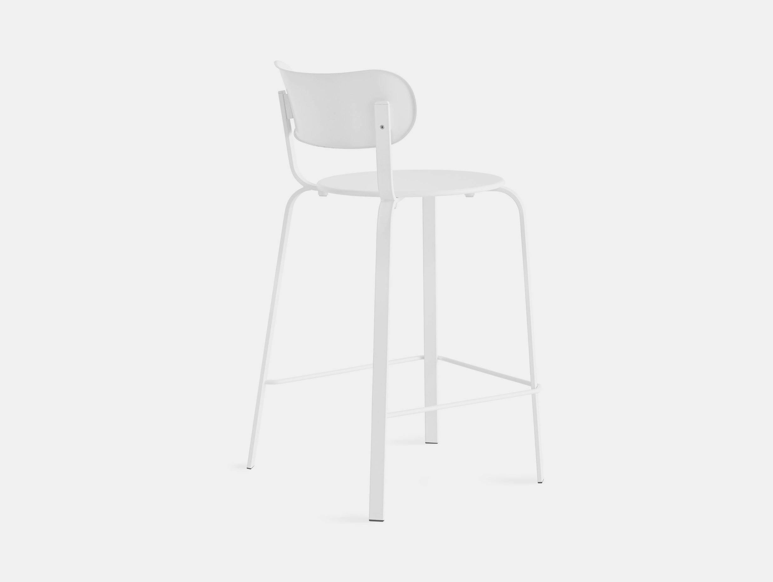 Lapalma Stil stool white Patrick Norguet