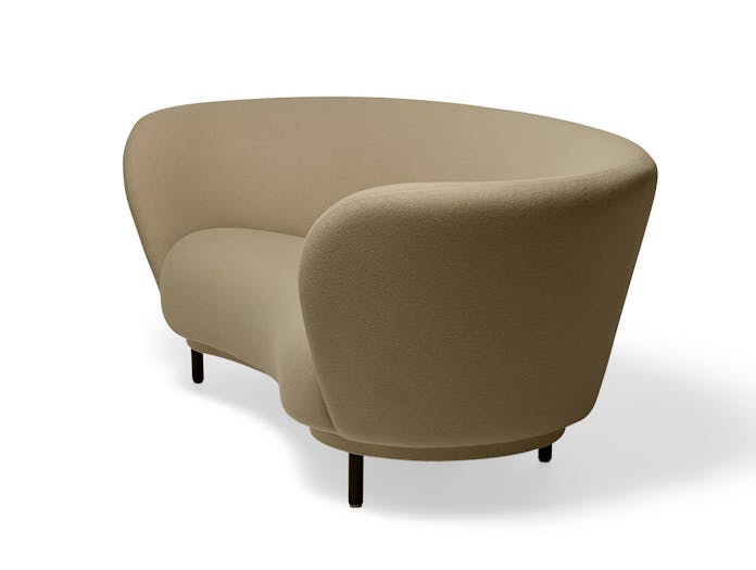 Massproductions Dandy Two Seater Sofa side Chris Martin