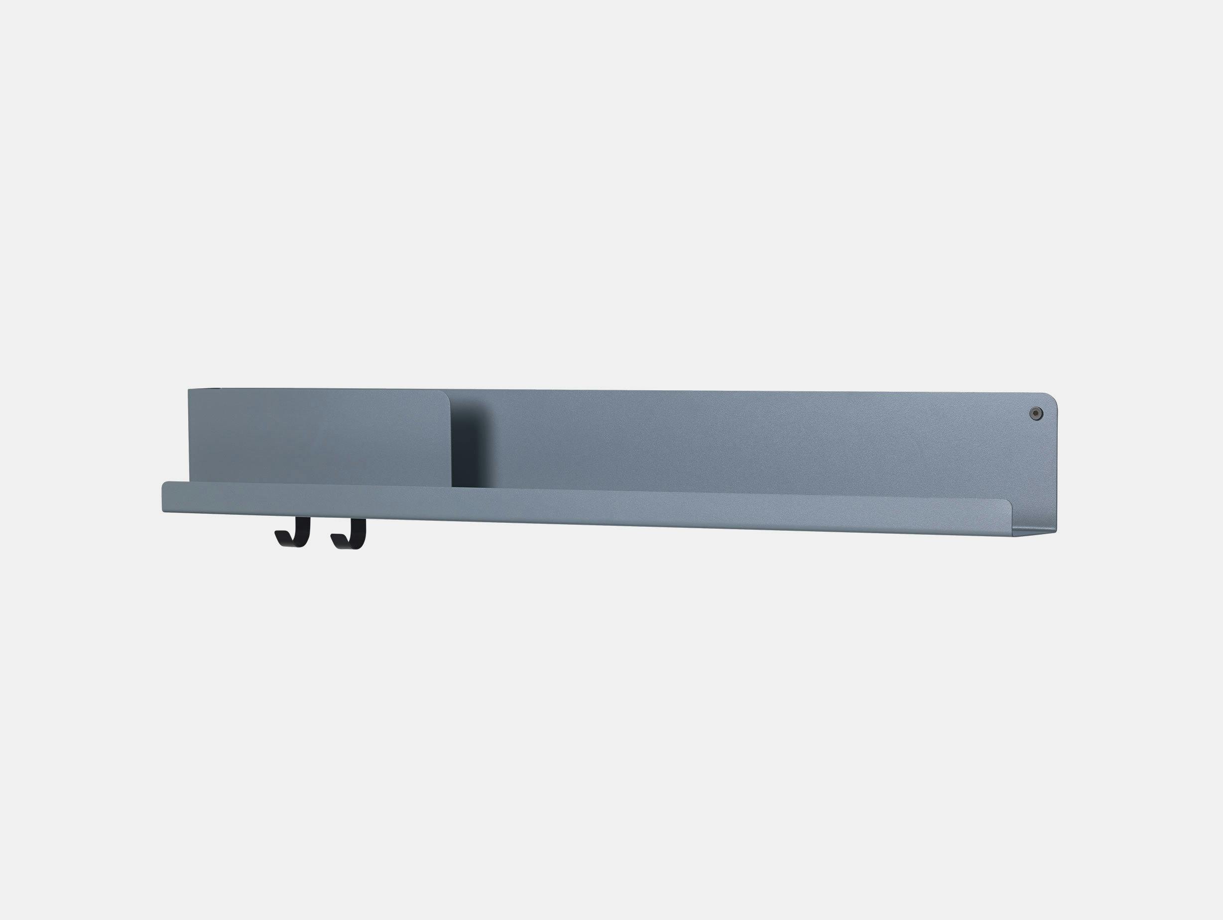 Muuto Folded shelf long blue grey Johan van Hengel