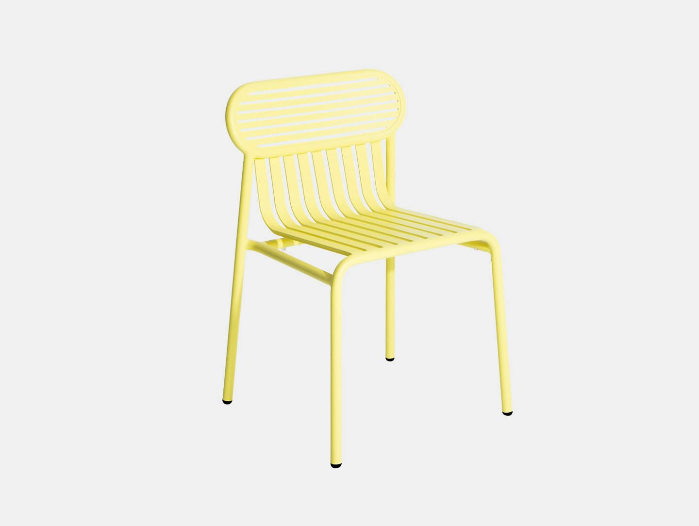 Petite Friture Week End Outdoor Side Chair yellow Studio Brichet Ziegler