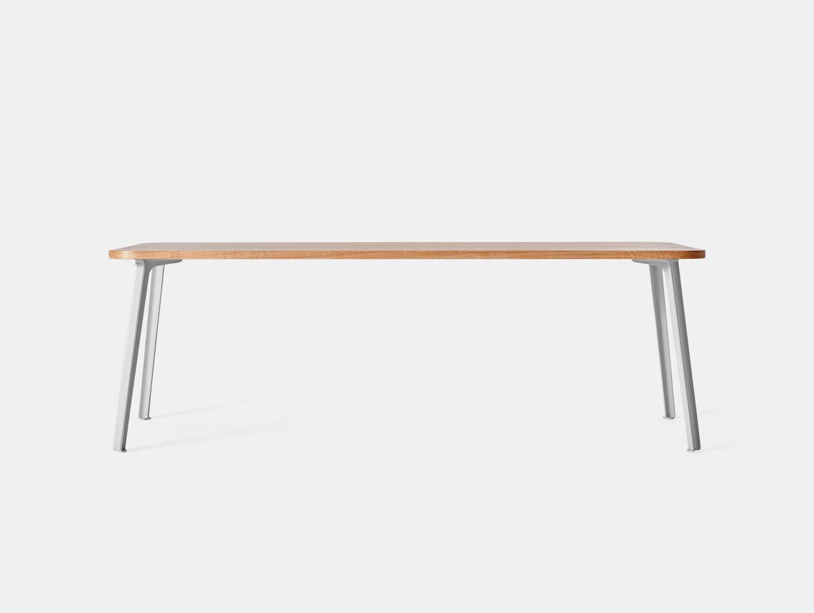 Very Good and Proper Canteen Rectangle Table XL oak grey white Klauser and Carpenter