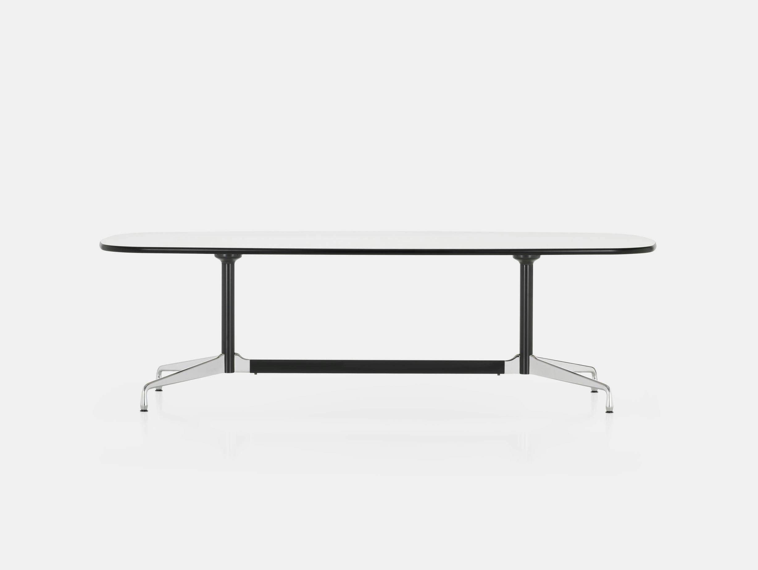 Vitra Eames Segmented Table L 280 white laminate chr b dk