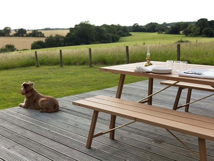 Another country outdoor table bench 2 oak