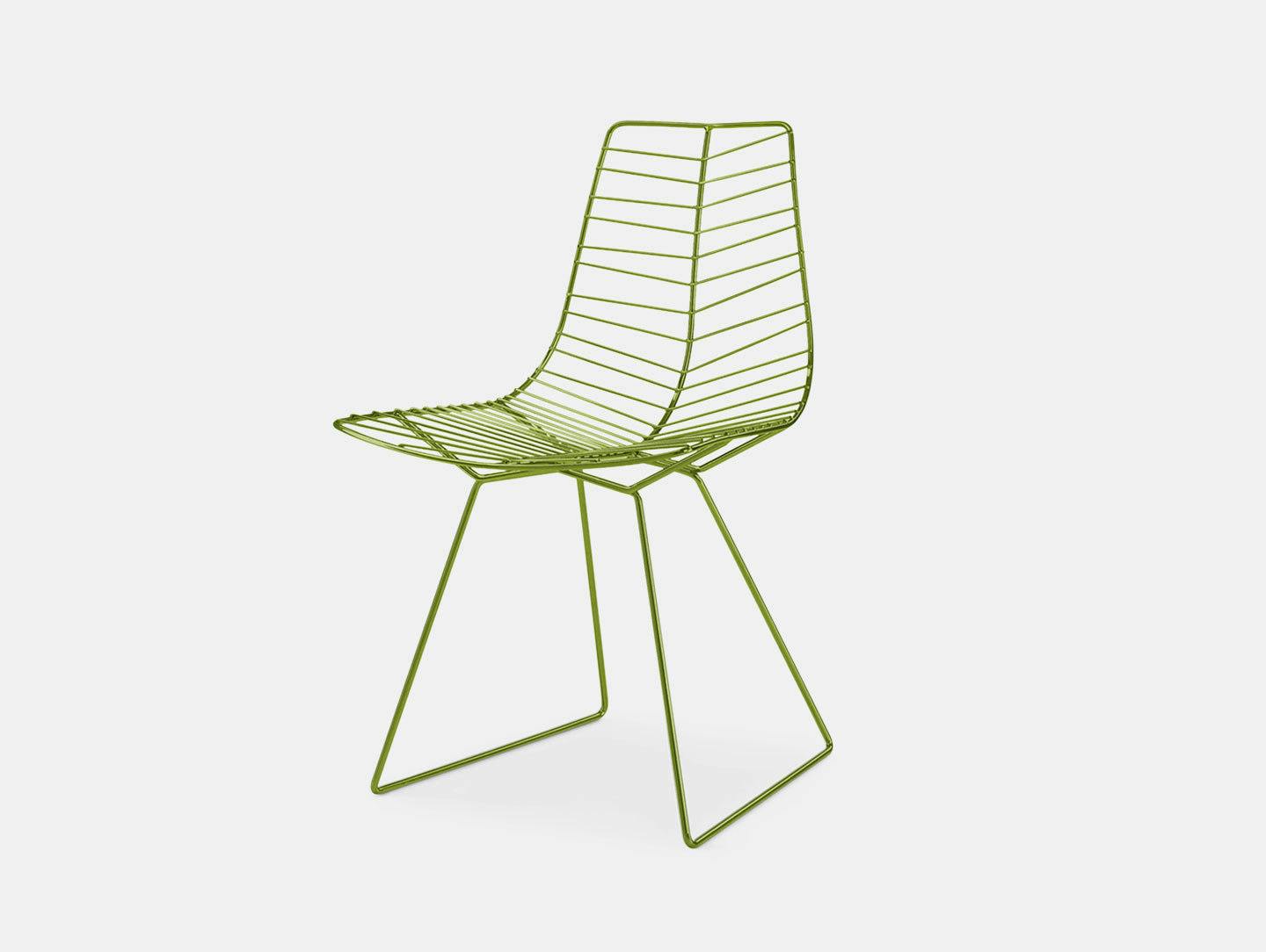 Arper Leaf Outdoor Chair Green S Lievore Altherr Molina
