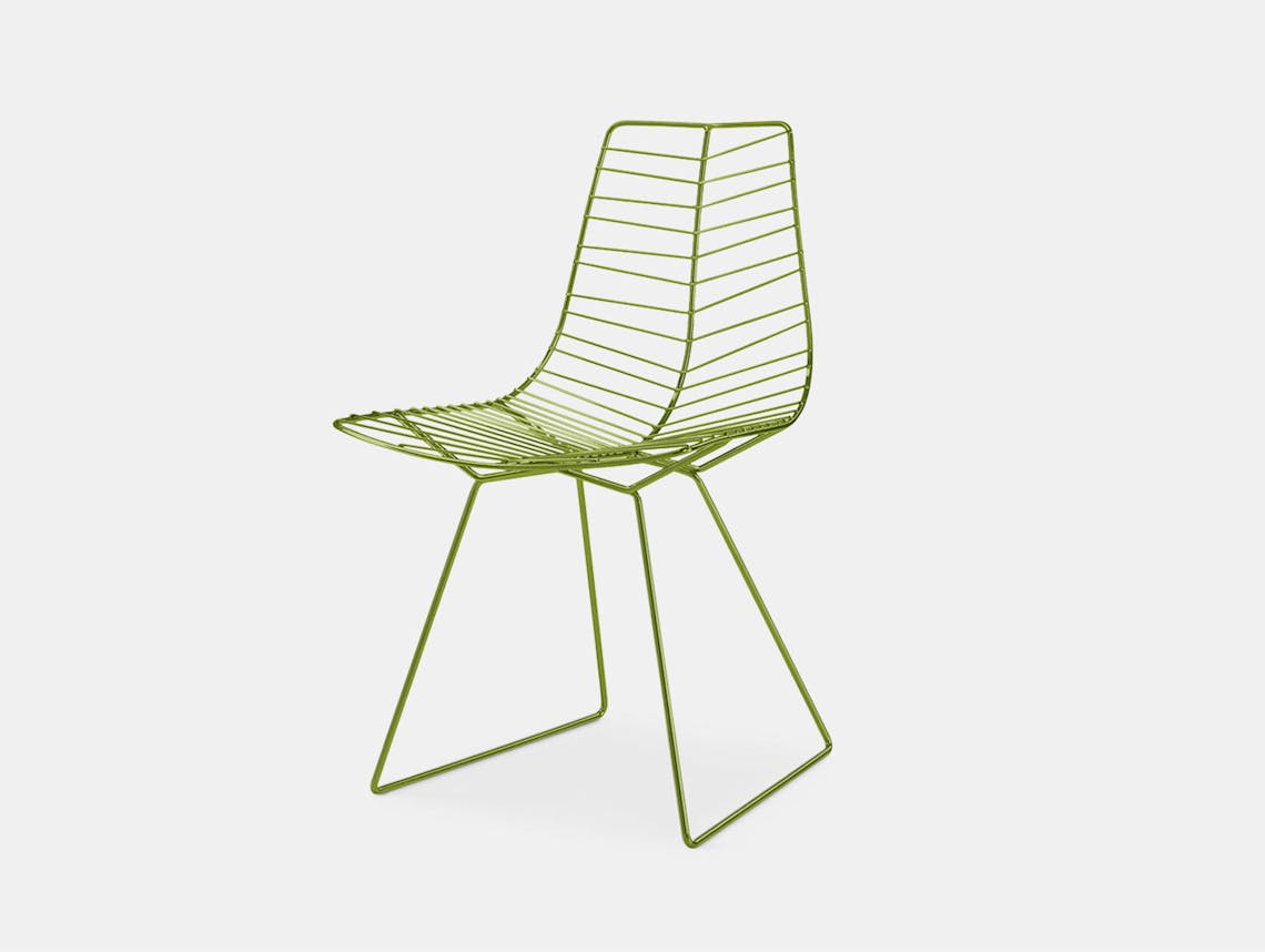 Arper Leaf Outdoor Chair Green S Lievore Altherr Molina