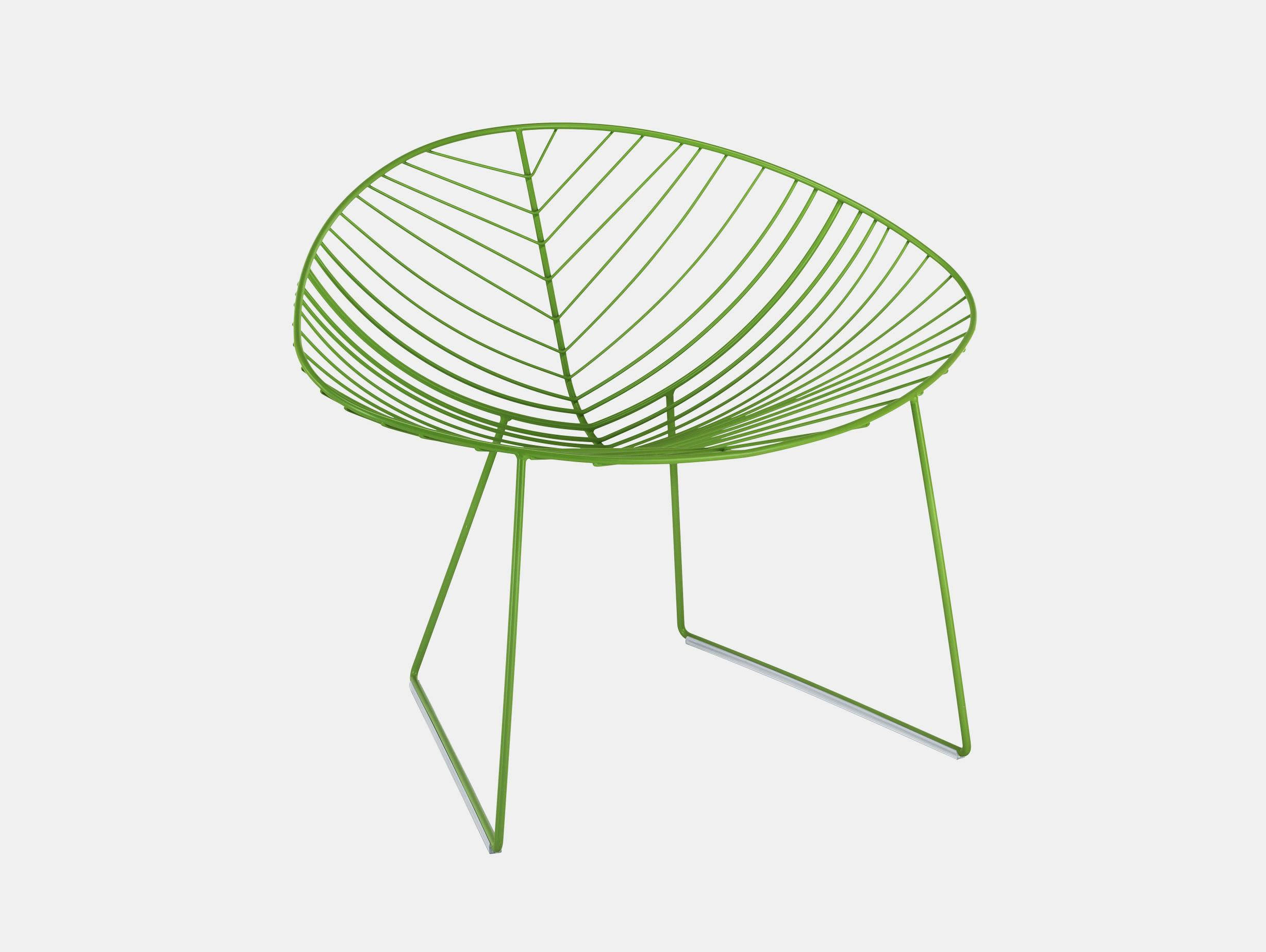 Arper Leaf Outdoor Lounge Chair Green Lievore Altherr Molina