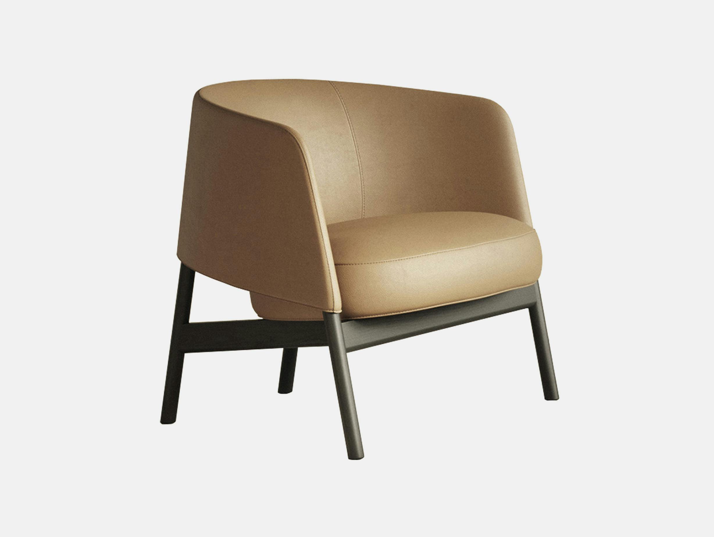 Bensen collar chair prescott dune leather 218 1