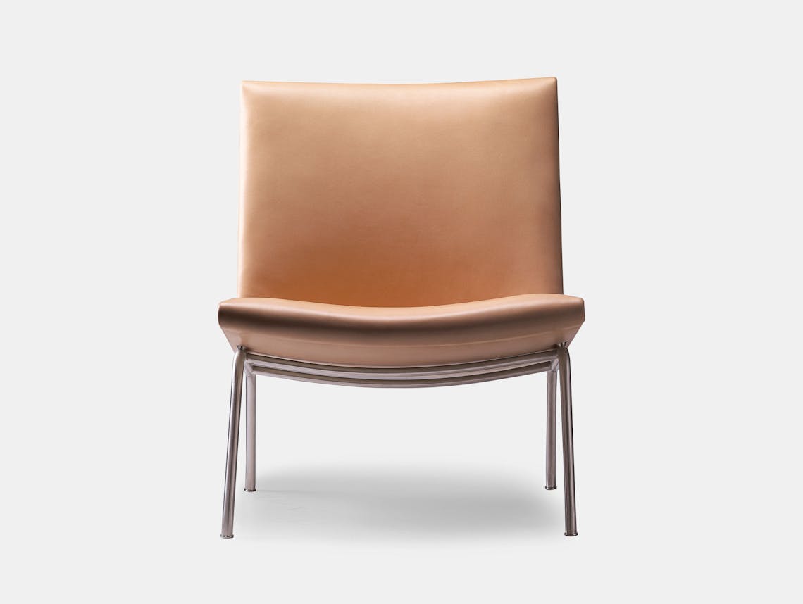Carl Hansen Ch401 Lounge Chair Leather Hans Wegner