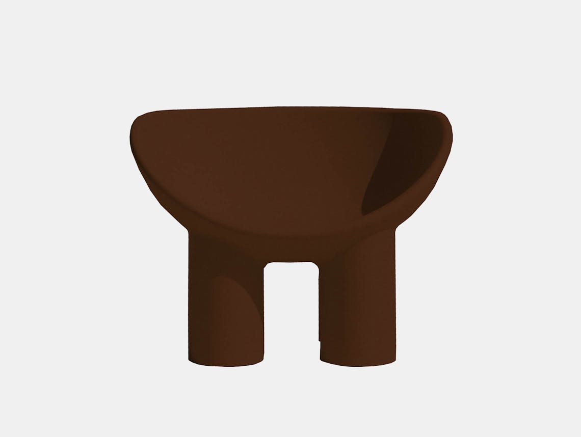Driade faye toogood roly poly chair outdoor peat2