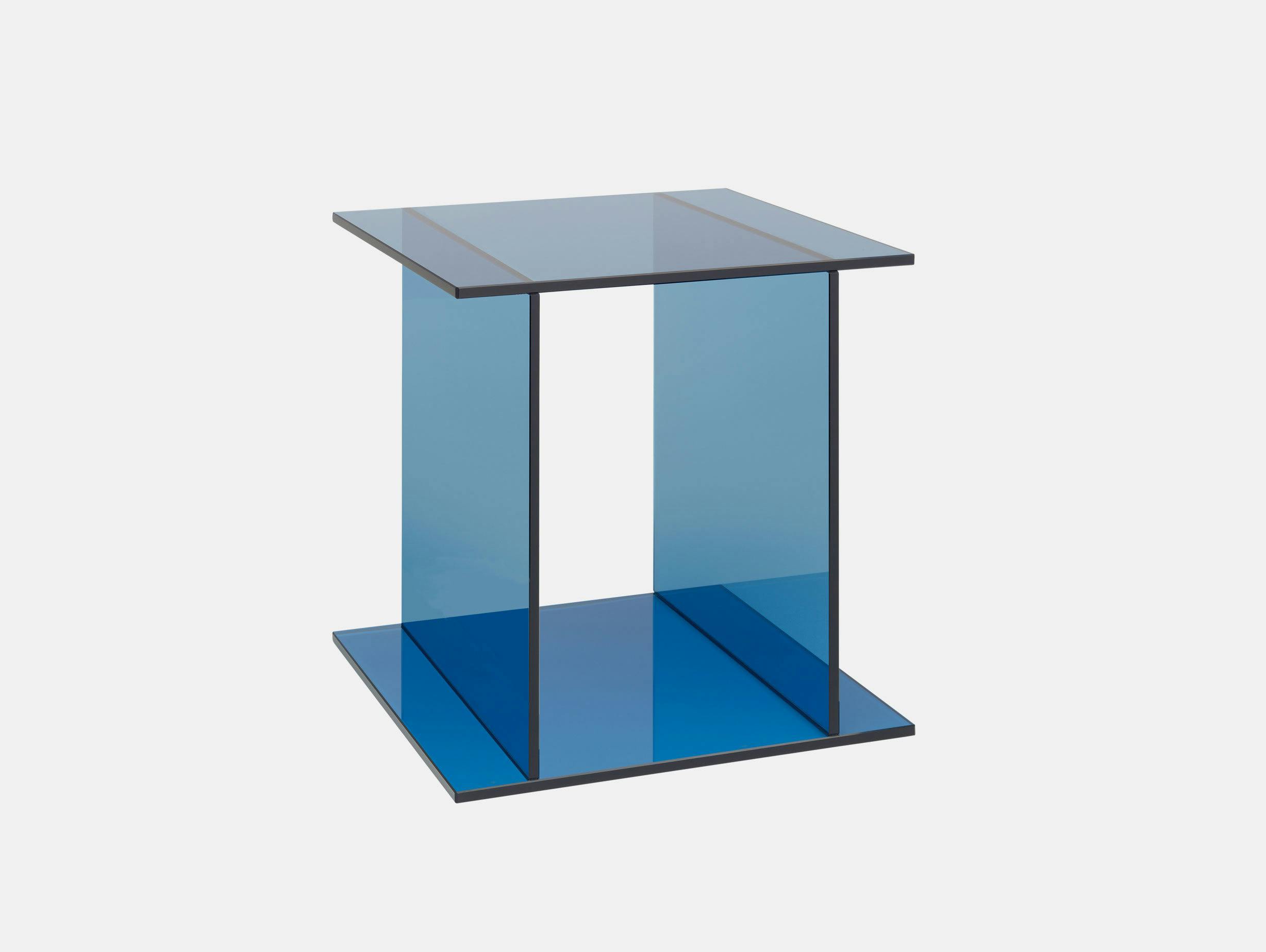 E15 Drei Side Table Blue Philipp Mainzer