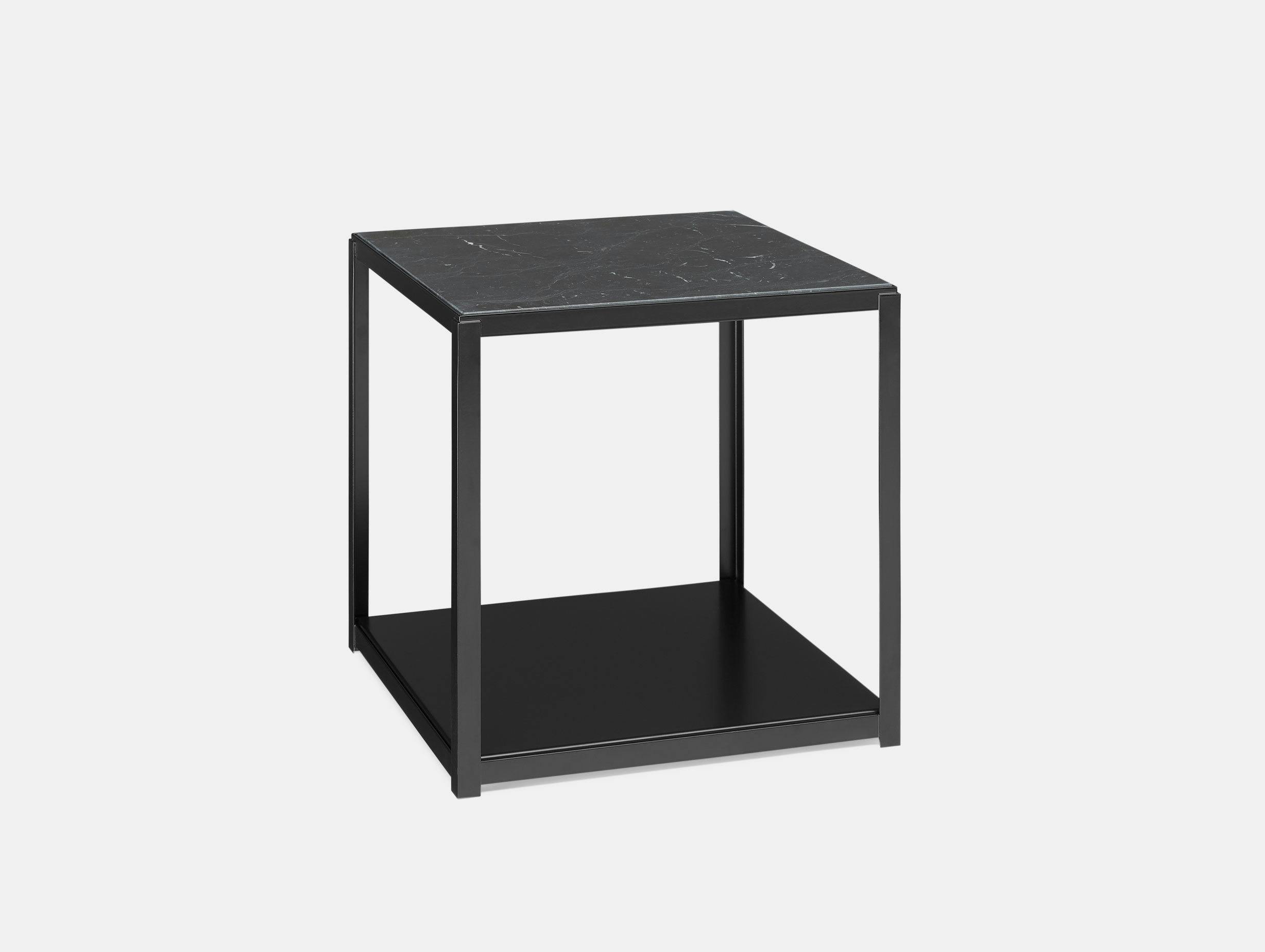 E15 Fortyforty Side Table Black Marble Ferdinand Kramer
