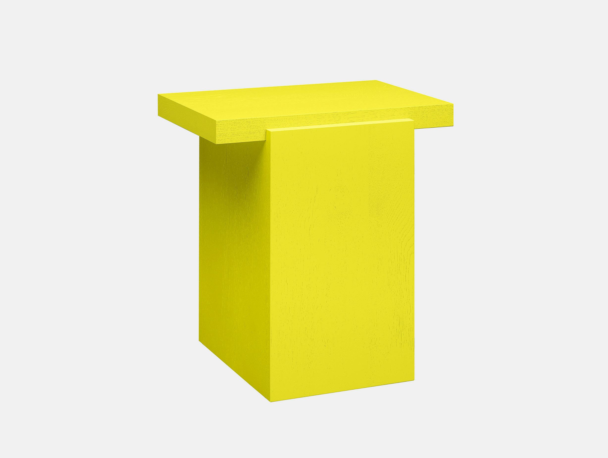 E15 tore table small sulphur yellow