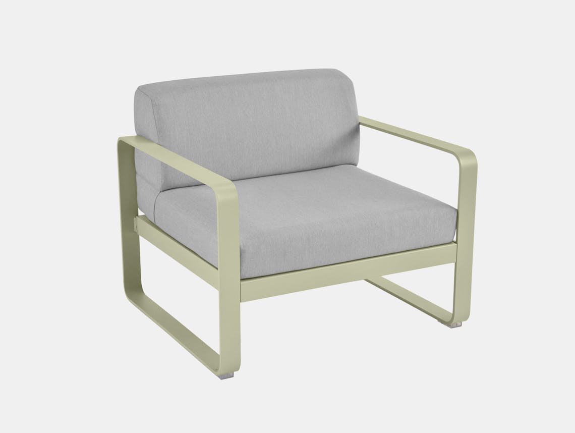 Fermob bellevie lounge chair willow green
