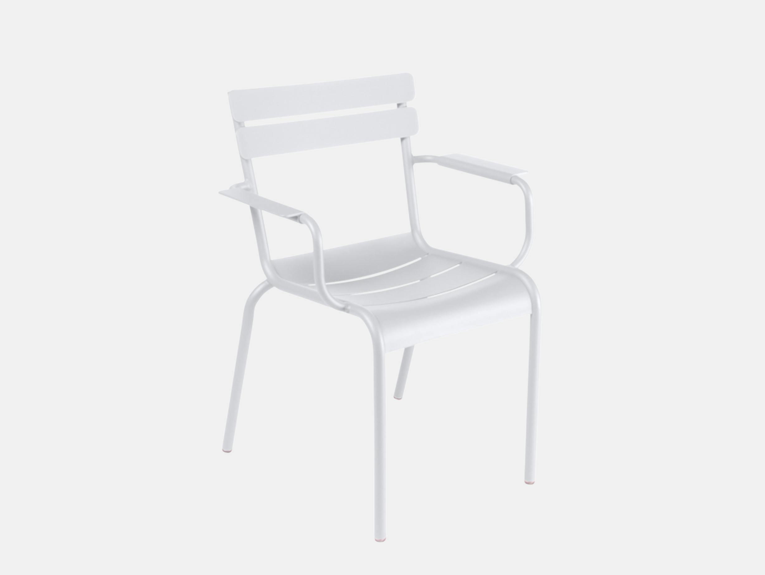 Fermob luxembourg armchair cotton white