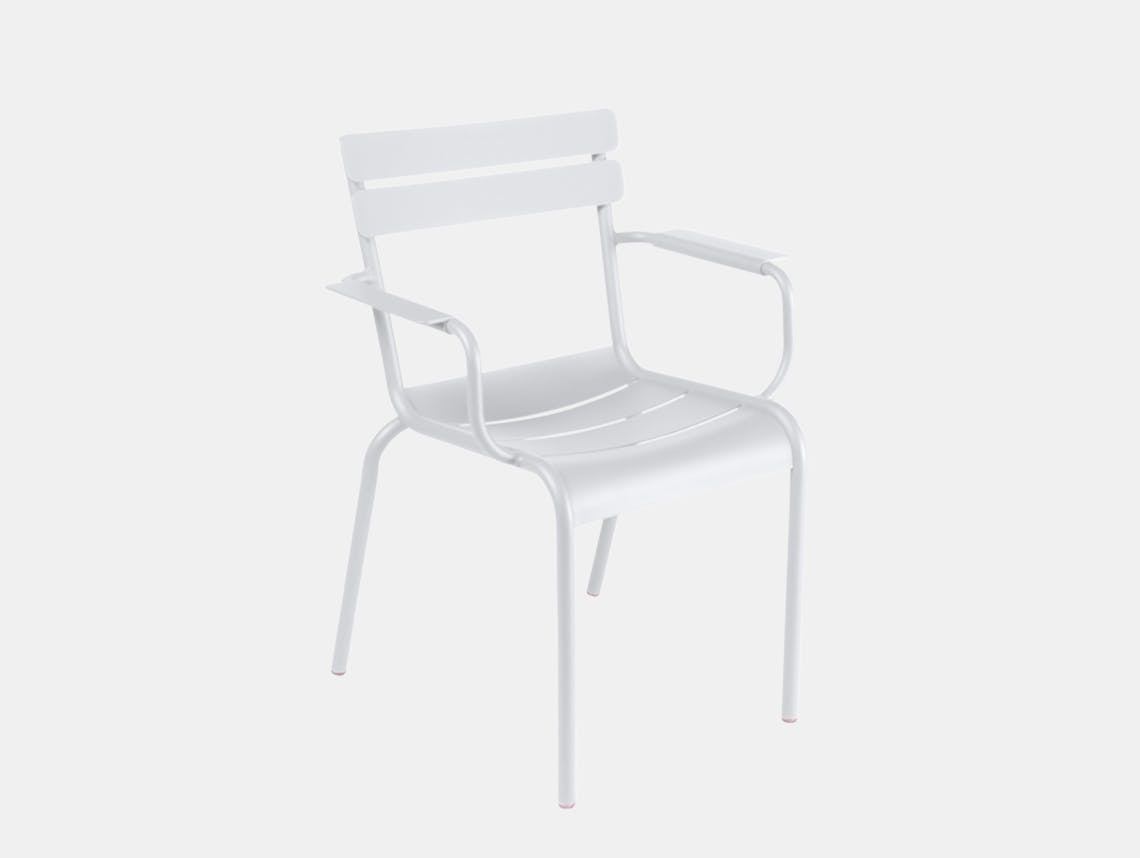 Fermob luxembourg armchair cotton white