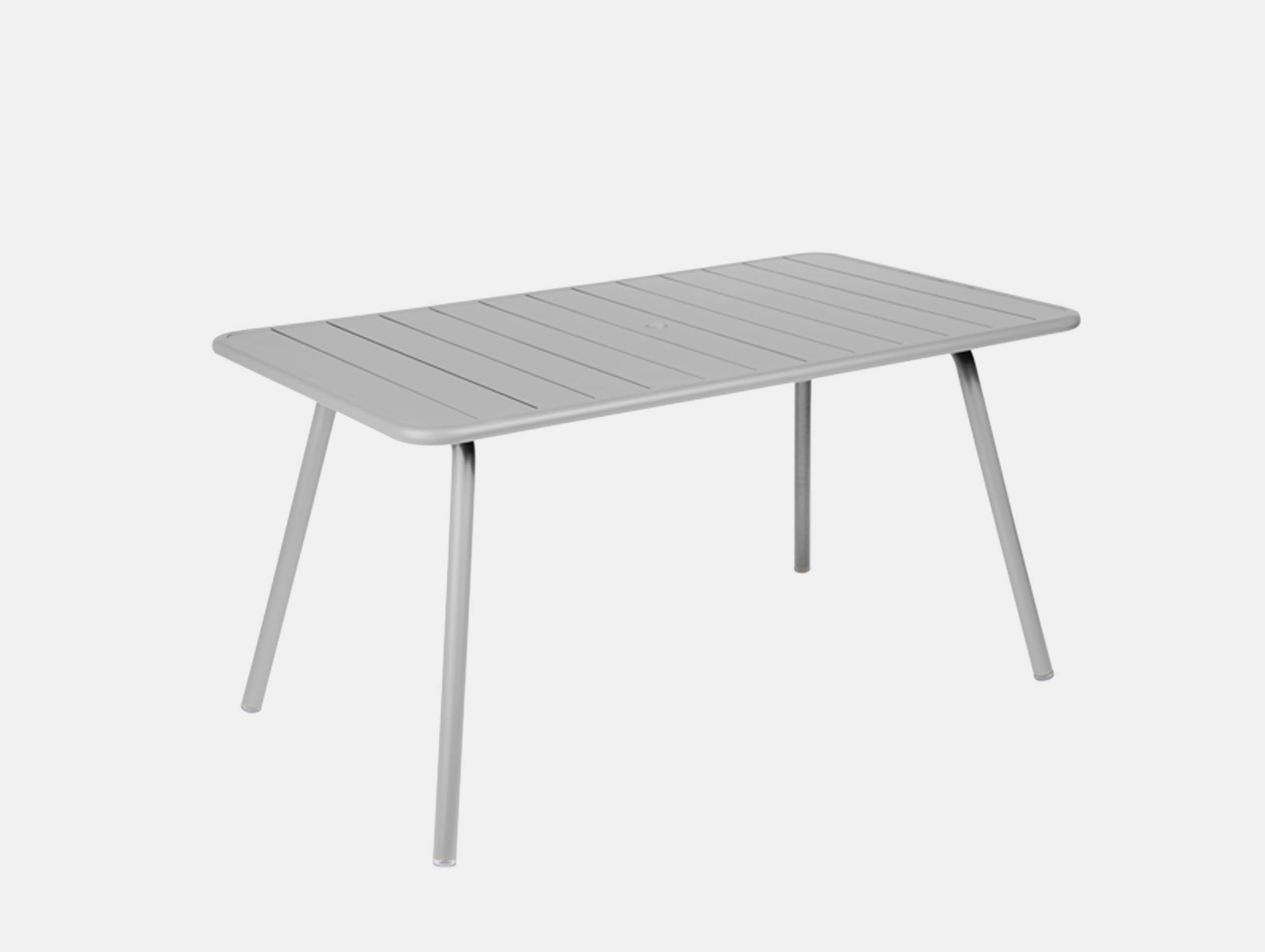 Fermob luxembourg table 143 steel grey