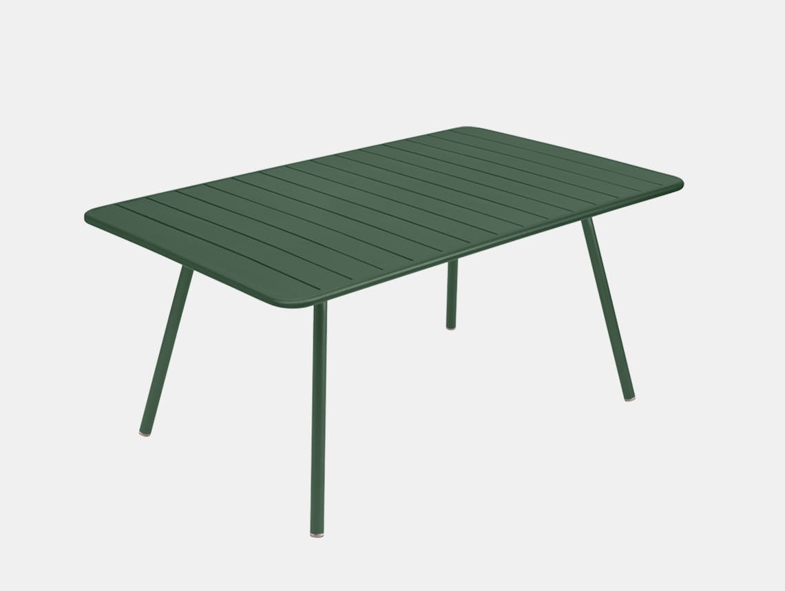 Fermob luxembourg table 165 cedar green
