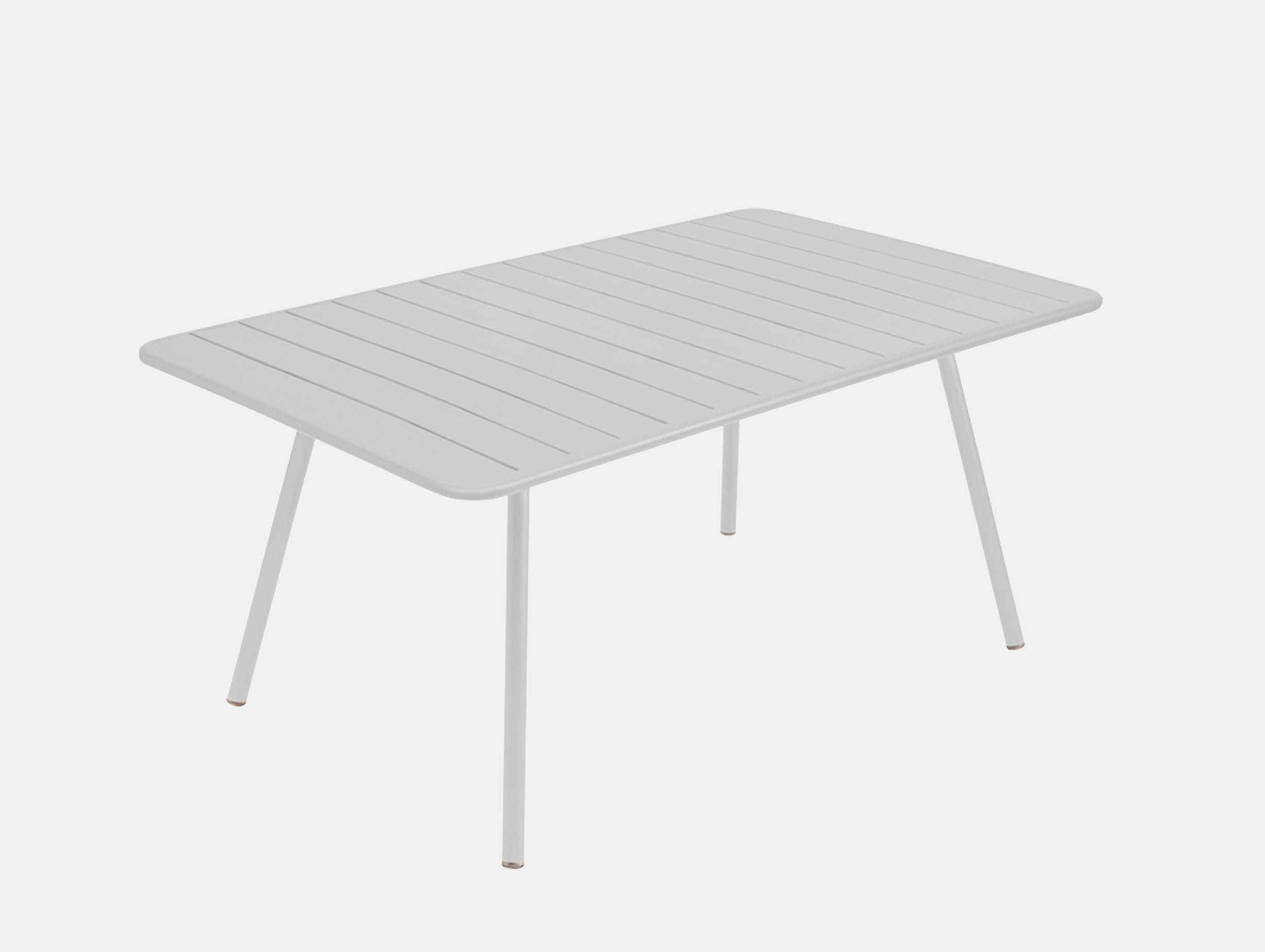 Fermob luxembourg table 165 steel grey