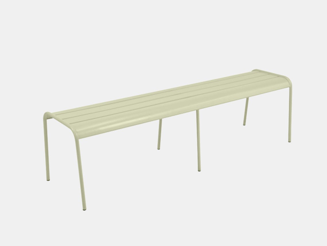 Fermob monceau 34 bench willow green