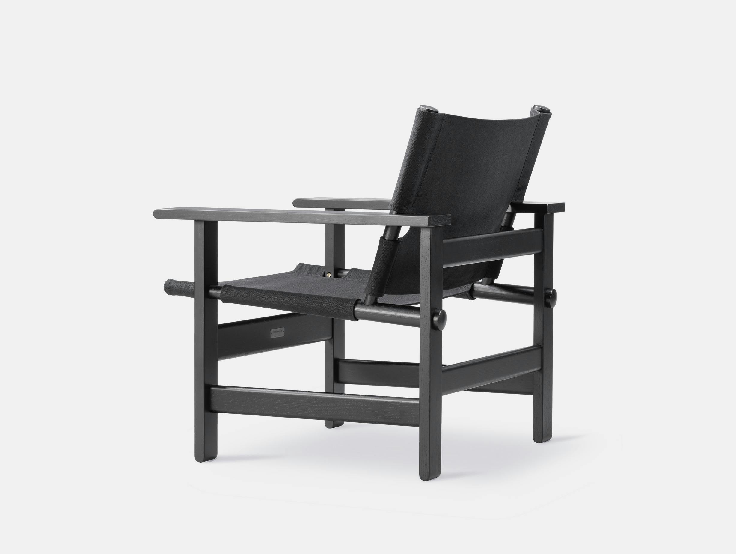 Fredericia canvas chair black 3