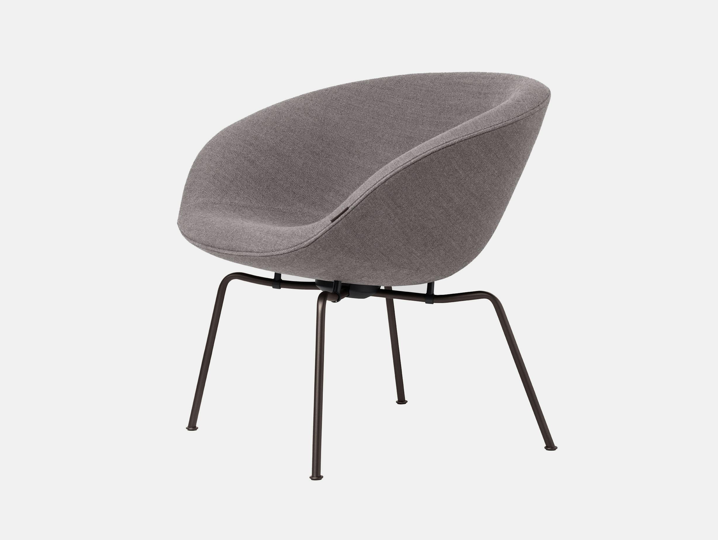 Fritz Hansen Pot Lounge Chair Grey
