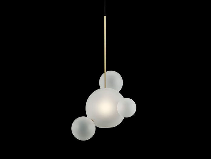 Giopato And Coombes Bolle Pendant Light 4 Frosted
