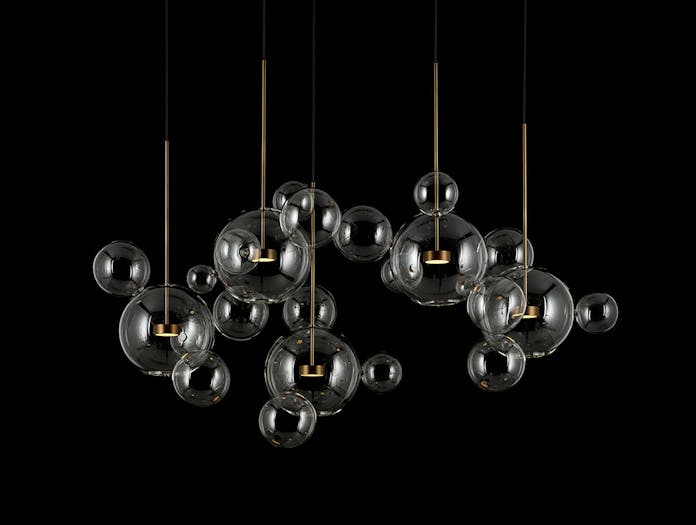 Giopato And Coombes Bolle Pendant Light Cluster 2