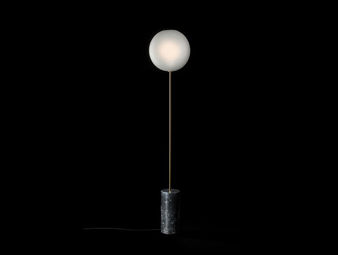 Giopato And Coombes Bolle Soffio Floor Light Frosted
