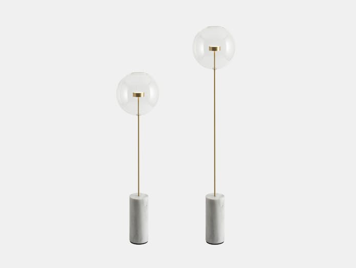 Giopato And Coombes Bolle Soffio Floor Lights
