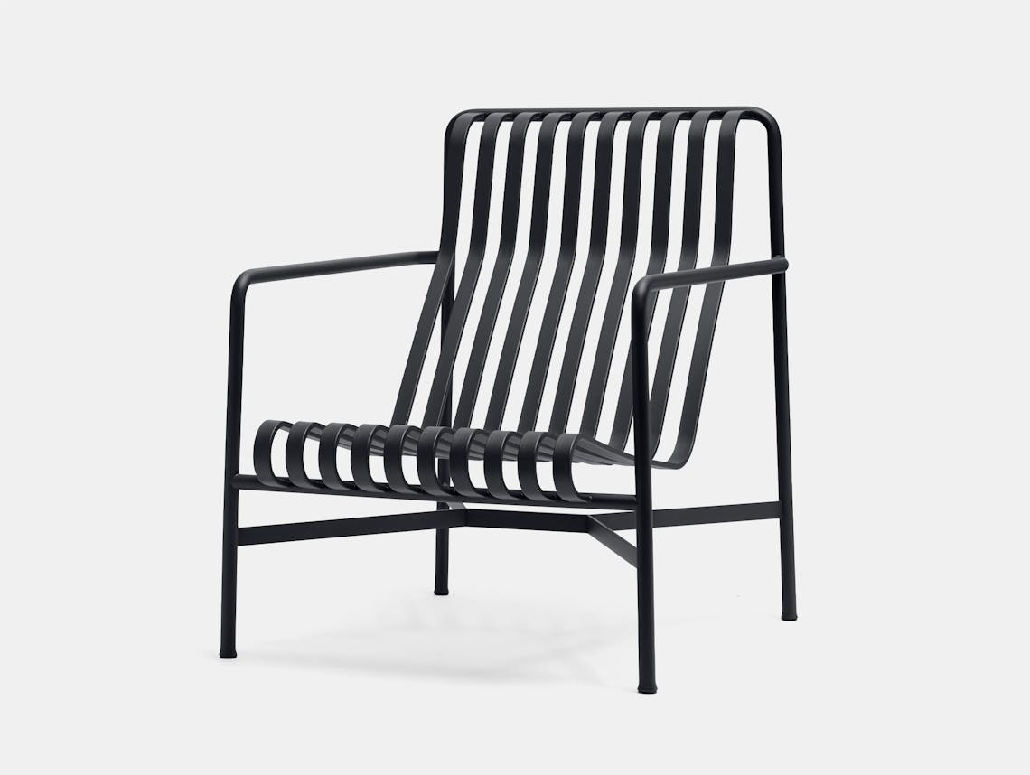 Hay palissade high lounge chair anthracite