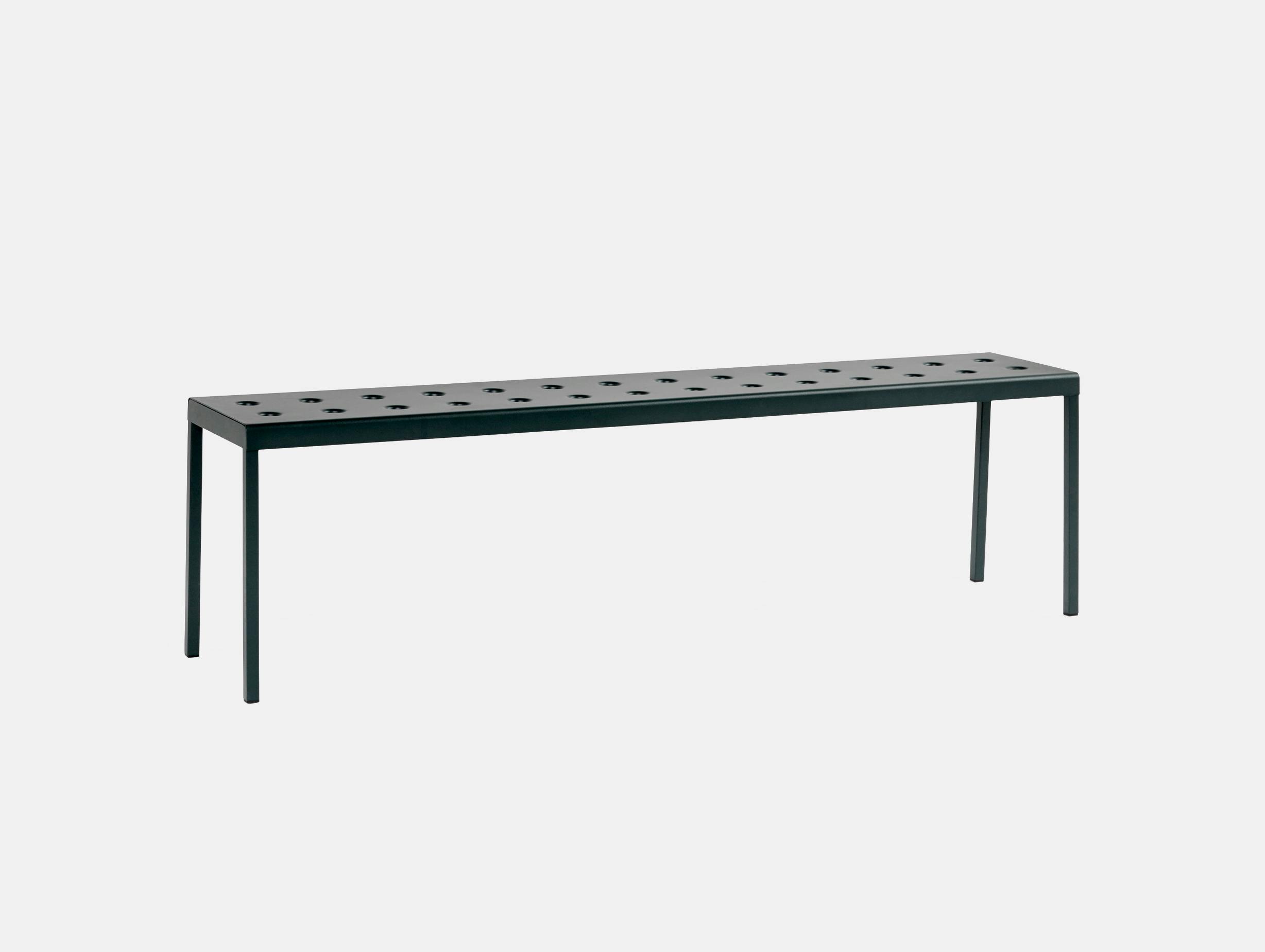 Hay bouroullec balcony bench anthracite 165