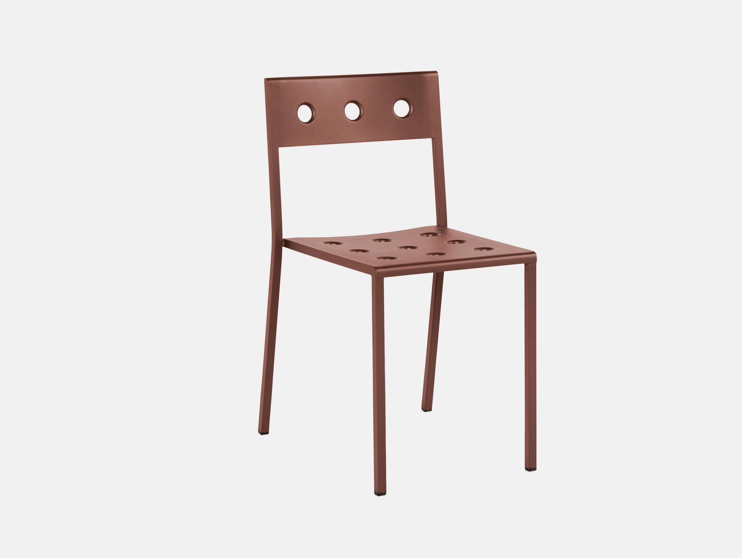Hay bouroullec balcony chair iron red
